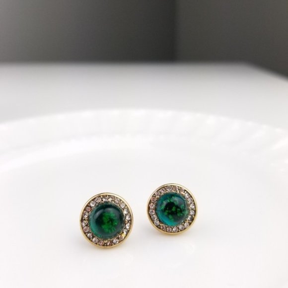 Jewelry - Green Crystal Earrings